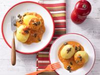 Kartoffeln in Paprika-Rahmsauce Rezept