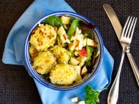 Kartoffelpuffer-Salat-Bowl Rezept