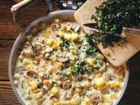 Kartoffelsuppe mit Champignons Rezept