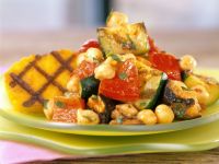 Kichererbsen-Gemüse mit Polenta Rezept