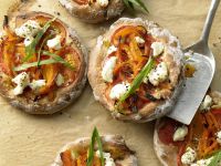 Kleine Paprika-Pizzen Rezept