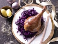Knusprig gebratene Gans Rezept