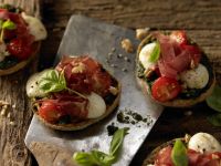 Knusprige Brötchen-Pizzen Rezept