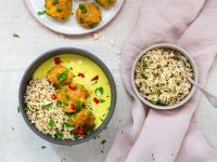 Korma-Gemüse-Bällchen Rezept