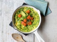 Kräuter-Omelett mit Räucherlachs Rezept