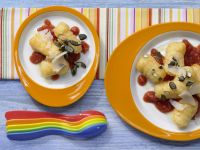 Kürbis-Gnocchi mit Tomatensauce Rezept