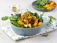 Kürbis-Grünkern-Salat Rezept