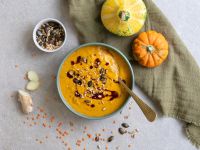 Kürbis-Linsen-Suppe Rezept