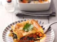 Kürbis-Spinat-Lasagne Rezept