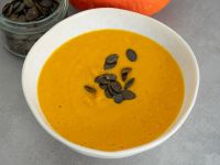 Kürbissuppe vegan ohne Kokosmilch Rezept