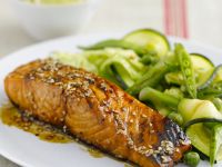Lachs in Teriyaki-Marinade Rezept