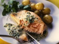 Lachs mit Kapernsauce und Kartoffeln Rezept