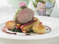 Lammchops auf Gemüse Rezept