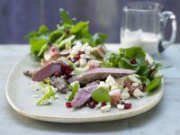 Lammfilet auf Portulak-Rucola-Salat Rezept