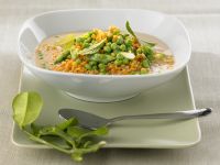 Linsen-Curry mit Erbsen Rezept