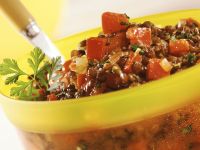 Linsen-Curry-Topf mit Paprika Rezept