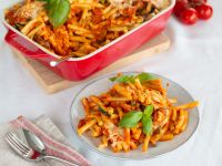 Makkaroni-Gemüse-Auflauf vegetarisch Rezept