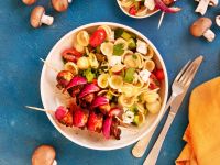 Marinierte Champignon-Spieße Rezept