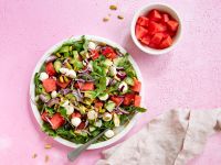 Melonensalat mit Mozzarella Rezept