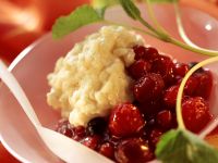 Milchreis mit roter Grütze Milchreis mit roter Grütze