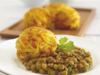 Möhrenbällchen mit Linsen Rezept