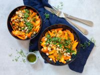 Möhrensalat mit Matcha-Dressing Rezept