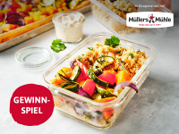 Clever vorkochen: Gewinnen Sie mit Müllers Mühle das ultimative Meal-Prep-Set
