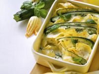 Nudel-Zucchini-Gratin Rezept