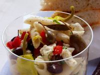 Nudelsalat griechische Art Rezept