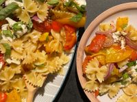 Nudelsalat mit gerösteter Paprika Rezept