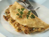 Omelett mit Pfifferlingsgemüse Rezept