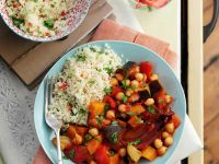 Orientalische Gemüsepfanne mit Couscous Rezept