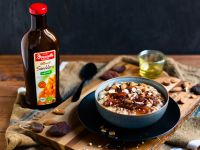 Overnight-Dinkel-Porridge mit Flohsamenschalen Rezept