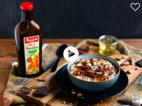 Overnight-Dinkel-Porridge mit Flohsamenschalen