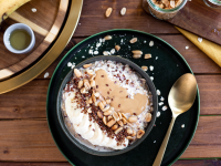 Overnight-Oats mit Banane und Erdnussmus Rezept