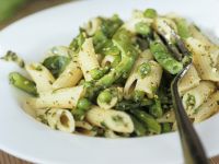 Pasta mit Erbsen und grünen Bohnen Rezept