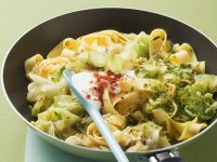 Pasta mit Kohl und Schafskäse Rezept