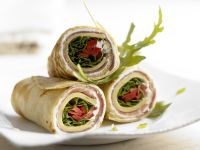Pfannkuchen-Wraps Rezept