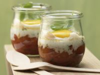 Pikante Eier im Glas Rezept
