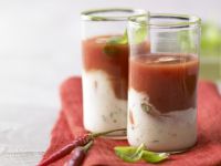 Pikanter Tomaten-Dickmilch-Drink Rezept