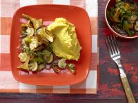 Pilzgemüse auf Kichererbsenpüree Rezept