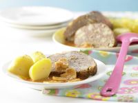 Pilzhackbraten in Rahmsauce Rezept