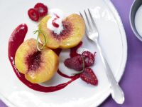 Pochierte Pfirsiche Rezept