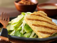 Polentaschnitte mit Salat Rezept