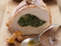 Putenbrust mit Spinat und Frischkäse gefüllt Rezept