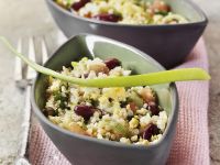 Quinoa-Salat mit Gemüse und Ei Rezept