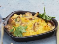 Raclette mit Pilzen und Käse Rezept