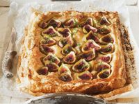 Ricotta-Feigen-Kuchen mit Mandeln und Honig Rezept