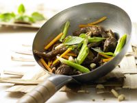 Rindfleisch-Shiitake-Wok Rezept