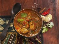 Rindfleischragout mit Ingwer auf indische Art Rezept